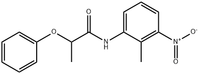 N-(2-methyl-3-nitrophenyl)-2-phenoxypropanamide Structure