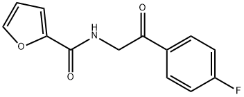 N-[2-(4-fluorophenyl)-2-oxoethyl]furan-2-carboxamide Structure