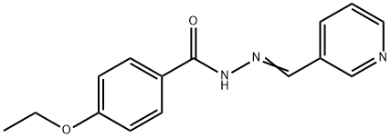 4-ethoxy-N-[(E)-pyridin-3-ylmethylideneamino]benzamide Structure