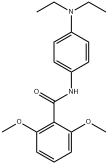 N-[4-(diethylamino)phenyl]-2,6-dimethoxybenzamide 化学構造式