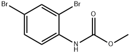 methyl N-(2,4-dibromophenyl)carbamate 化学構造式