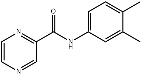 N-(3,4-dimethylphenyl)pyrazine-2-carboxamide Structure