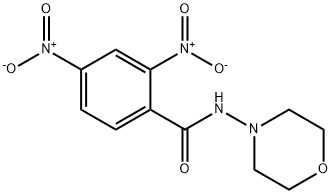 N-morpholin-4-yl-2,4-dinitrobenzamide 结构式