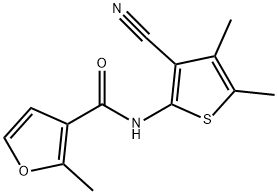 N-(3-cyano-4,5-dimethylthiophen-2-yl)-2-methylfuran-3-carboxamide Structure