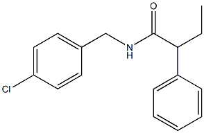 N-[(4-chlorophenyl)methyl]-2-phenylbutanamide Structure