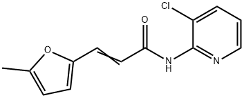 (E)-N-(3-chloropyridin-2-yl)-3-(5-methylfuran-2-yl)prop-2-enamide Structure