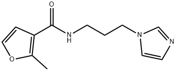 N-(3-imidazol-1-ylpropyl)-2-methylfuran-3-carboxamide Structure