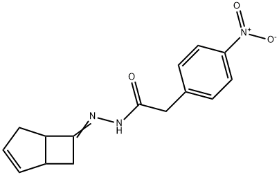 355830-40-9 N-[(Z)-7-bicyclo[3.2.0]hept-3-enylideneamino]-2-(4-nitrophenyl)acetamide