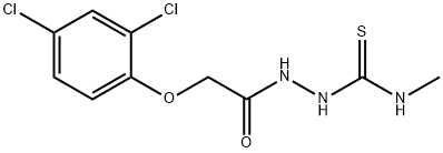 1-[[2-(2,4-dichlorophenoxy)acetyl]amino]-3-methylthiourea Structure