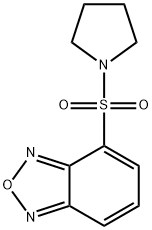 4-pyrrolidin-1-ylsulfonyl-2,1,3-benzoxadiazole Structure