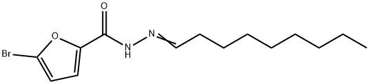 5-bromo-N-[(E)-nonylideneamino]furan-2-carboxamide Structure