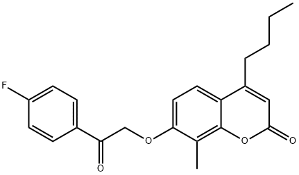 4-butyl-7-[2-(4-fluorophenyl)-2-oxoethoxy]-8-methylchromen-2-one|