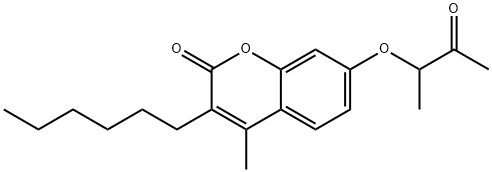 376381-25-8 3-hexyl-4-methyl-7-(3-oxobutan-2-yloxy)chromen-2-one