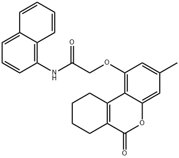 379731-44-9 2-[(3-methyl-6-oxo-7,8,9,10-tetrahydrobenzo[c]chromen-1-yl)oxy]-N-naphthalen-1-ylacetamide