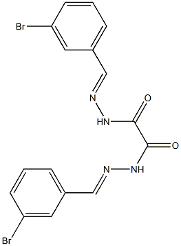 N,N'-bis[(E)-(3-bromophenyl)methylideneamino]oxamide Structure
