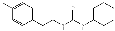 1-cyclohexyl-3-[2-(4-fluorophenyl)ethyl]urea Structure