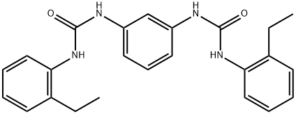 1-(2-ethylphenyl)-3-[3-[(2-ethylphenyl)carbamoylamino]phenyl]urea Structure