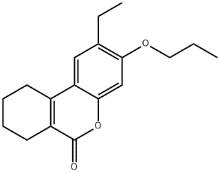 2-ethyl-3-propoxy-7,8,9,10-tetrahydrobenzo[c]chromen-6-one Structure