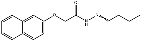 N-[(E)-butylideneamino]-2-naphthalen-2-yloxyacetamide,406696-71-7,结构式