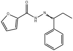 N-[(Z)-1-phenylpropylideneamino]furan-2-carboxamide 结构式