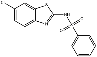 N-(6-chloro-1,3-benzothiazol-2-yl)benzenesulfonamide Structure