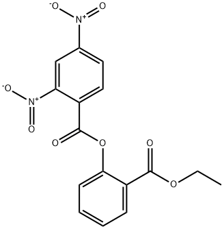 (2-ethoxycarbonylphenyl) 2,4-dinitrobenzoate Structure