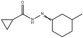 N-[(Z)-(3-methylcyclohexylidene)amino]cyclopropanecarboxamide Structure