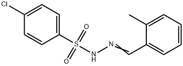 4-chloro-N-[(E)-(2-methylphenyl)methylideneamino]benzenesulfonamide Struktur