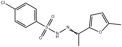 4-chloro-N-[(E)-1-(5-methylfuran-2-yl)ethylideneamino]benzenesulfonamide Structure
