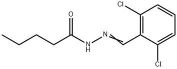 N-[(E)-(2,6-dichlorophenyl)methylideneamino]pentanamide|