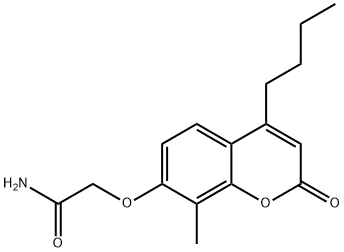 2-(4-butyl-8-methyl-2-oxochromen-7-yl)oxyacetamide Structure