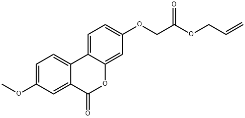 prop-2-enyl 2-(8-methoxy-6-oxobenzo[c]chromen-3-yl)oxyacetate,433253-34-0,结构式