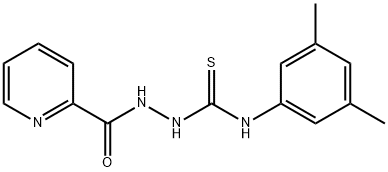 1-(3,5-dimethylphenyl)-3-(pyridine-2-carbonylamino)thiourea Structure