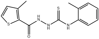 1-(2-methylphenyl)-3-[(3-methylthiophene-2-carbonyl)amino]thiourea,438234-17-4,结构式