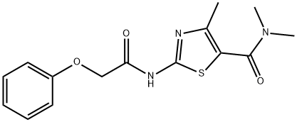 438454-03-6 N,N,4-trimethyl-2-[(2-phenoxyacetyl)amino]-1,3-thiazole-5-carboxamide