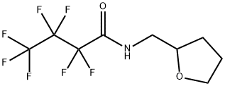 2,2,3,3,4,4,4-heptafluoro-N-(oxolan-2-ylmethyl)butanamide Struktur