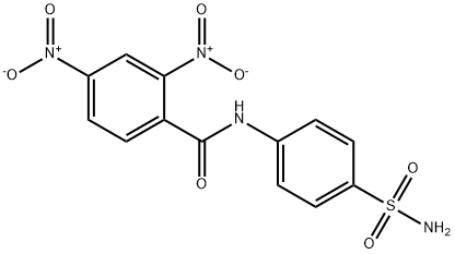 2,4-dinitro-N-(4-sulfamoylphenyl)benzamide Structure