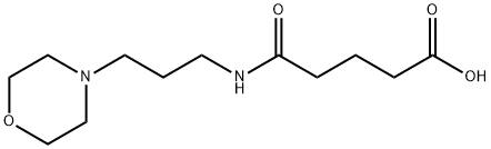 5-(3-morpholin-4-ylpropylamino)-5-oxopentanoic acid Structure