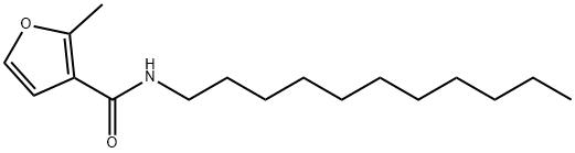 2-methyl-N-undecylfuran-3-carboxamide Struktur