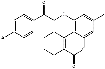 444996-43-4 1-[2-(4-bromophenyl)-2-oxoethoxy]-3-methyl-7,8,9,10-tetrahydrobenzo[c]chromen-6-one