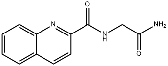 N-(2-amino-2-oxoethyl)quinoline-2-carboxamide Struktur