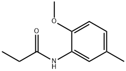 N-(2-methoxy-5-methylphenyl)propanamide,449167-72-0,结构式