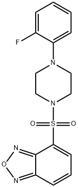 4-[4-(2-fluorophenyl)piperazin-1-yl]sulfonyl-2,1,3-benzoxadiazole Structure