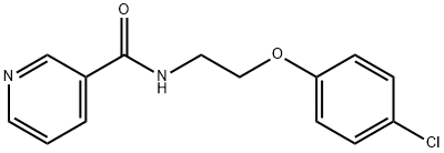 N-[2-(4-chlorophenoxy)ethyl]pyridine-3-carboxamide Structure