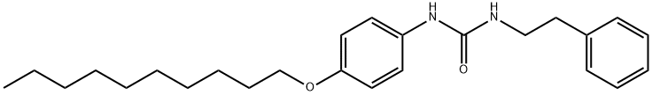 1-(4-decoxyphenyl)-3-(2-phenylethyl)urea Structure