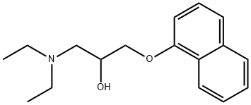 1-(diethylamino)-3-naphthalen-1-yloxypropan-2-ol Struktur