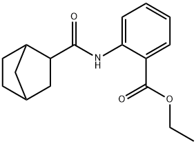 ethyl 2-(bicyclo[2.2.1]heptane-3-carbonylamino)benzoate Structure