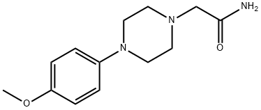 2-[4-(4-methoxyphenyl)piperazin-1-yl]acetamide Structure