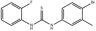 1-(4-bromo-3-methylphenyl)-3-(2-fluorophenyl)thiourea Structure