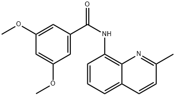 3,5-dimethoxy-N-(2-methylquinolin-8-yl)benzamide Structure